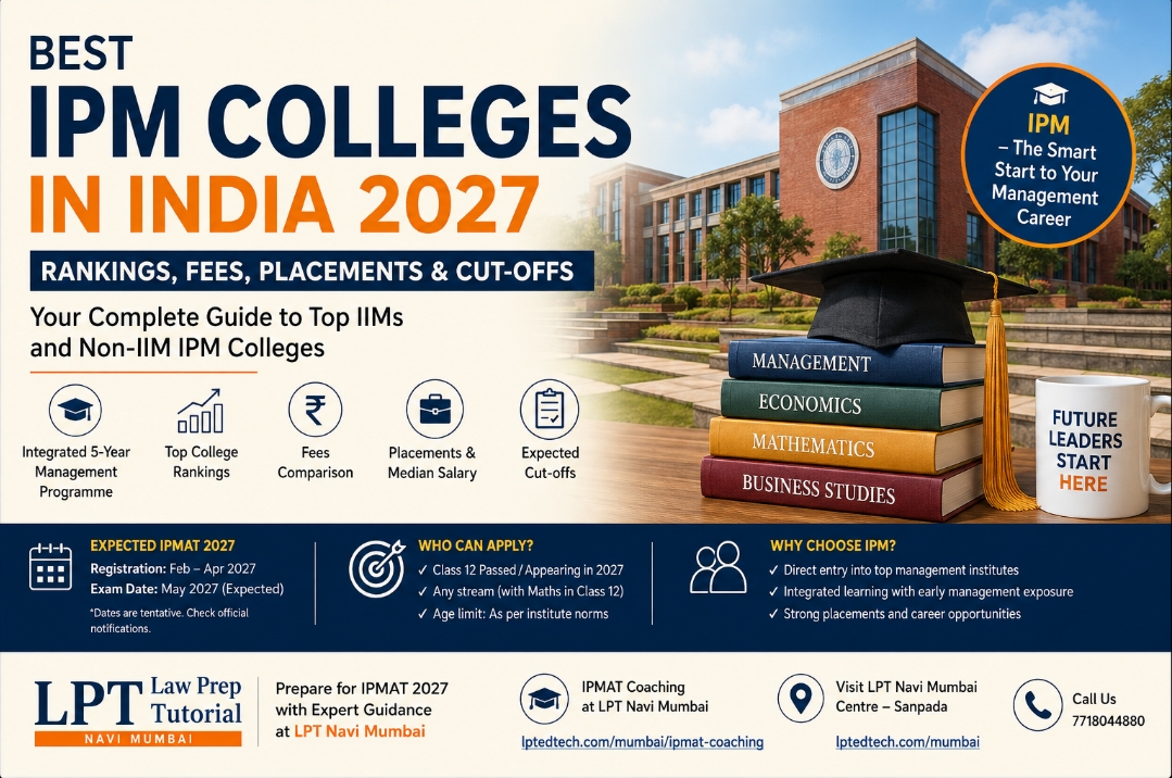 Read more about the article IPMAT 2027: Best IPM Colleges in India, Fees, Placements, Cut-offs & Admission Guid